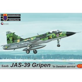   KPM0162 Saab JAS-39 Gripen „In Swedish service“ repülőgép makett 1/72