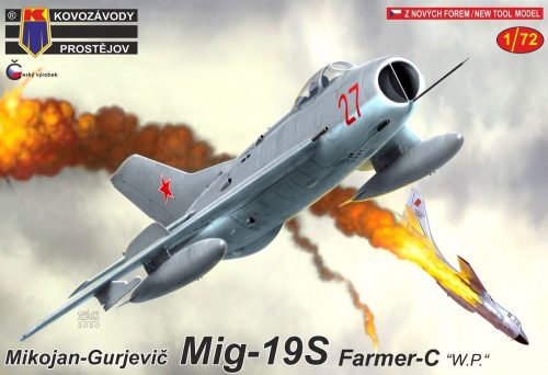 KPM0187 MiG-19S Farmer-C „Warsaw Pact“ repülőgép makett 1/72