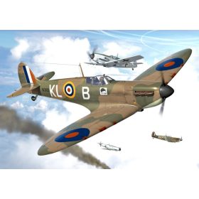   KPM0262 Supermarine Spitfire Mk.Ia „Commanders“ repülőgép makett 1/72