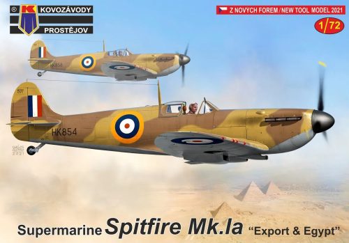 KPM0277 Supermarine Spitfire Mk.Ia „Export & Egypt“ repülőgép makett 1/72