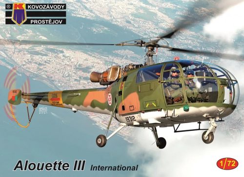 KPM0279 Alouette III „International“ helikopter makett 1/72