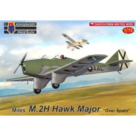   KPM0282 Miles M.2H Hawk Major „Over Spain“ repülőgép makett 1/72