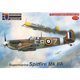   KPM0306 Supermarine Spitfire Mk.IIa „Aces“ repülőgép makett 1/72