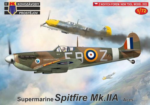 KPM0306 Supermarine Spitfire Mk.IIa „Aces“ repülőgép makett 1/72