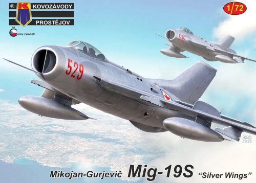 KPM0329 MiG-19S „Silver Wings“ repülőgép makett 1/72