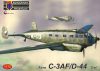 KPM0330 Aero C-3AF/D-44 „Síbl“ repülőgép makett 1/72