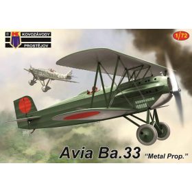   KPM0353 Avia Ba.33 „Metal Prop.“ repülőgép makett 1/72