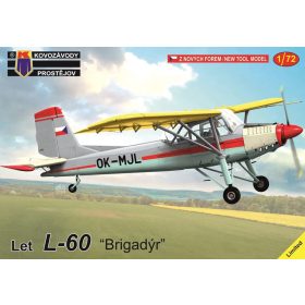 KPM0382 Let L-60 „Brigadýr“ repülőgép makett 1/72