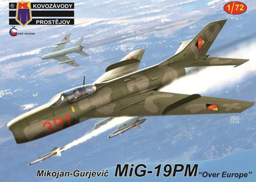 KPM0389 MiG-19PM „Over Europe“ repülőgép makett 1/72