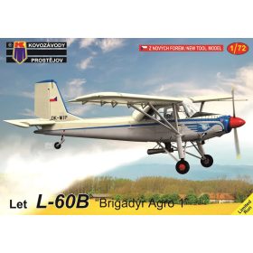  KPM0393 Let L-60B „Brigadýr“ Agro 1 repülőgép makett 1/72