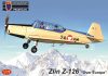KPM0408 Zlin Z-126 „Over Europe“ repülőgép makett 1/72