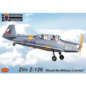   KPM0409 Zlin Z-126 „Would-Be-Military Liveries“ repülőgép makett 1/72