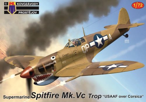KPM0416 Supermarine Spitfire Mk.Vc Trop “USAAF over Corsica” repülőgép makett 1/72