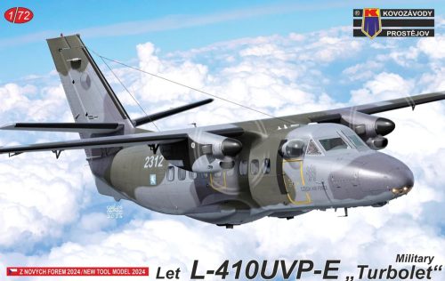 KPM0437 Let L-410UVP-E “Turbolet” Military repülőgép makett 1/72