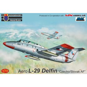   KPM0458 Aero L-29 Delfín “Czecho/Slovak AF” repülőgép makett 1/72