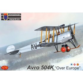 KPM0462 Avro 504K “Over Europe” repülőgép makett 1/72