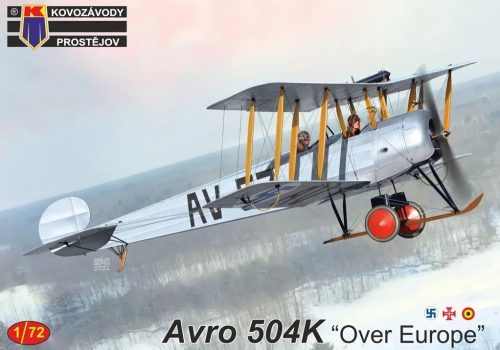 KPM0462 Avro 504K “Over Europe” repülőgép makett 1/72