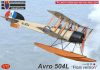 KPM0464 Avro 504L “Float version” repülőgép makett 1/72