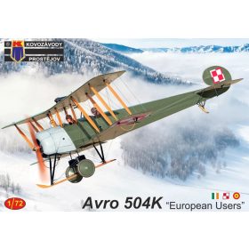   KPM0465 Avro 504K “European Users” repülőgép makett 1/72