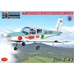 KPM0485 Zlin Z-43 repülőgép makett 1/72