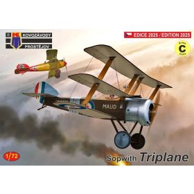 KPM0493 Sopwith Triplane repülőgép makett 1/72