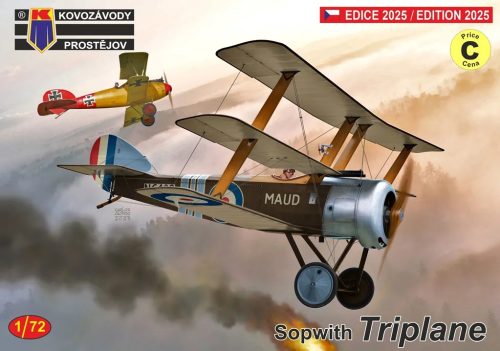 KPM0493 Sopwith Triplane repülőgép makett 1/72