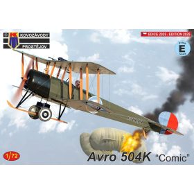 KPM0494 Avro 504K “Comic" repülőgép makett 1/72