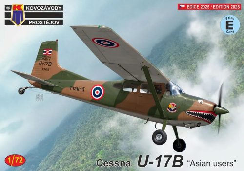 KPM0495 Cessna U-17B “Asian users” repülőgép makett 1/72