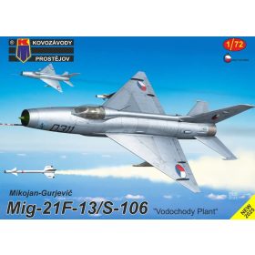   KPM0502 MiG-21F-13/S-106 „Vodochody Plant“ repülőgép makett 1/72