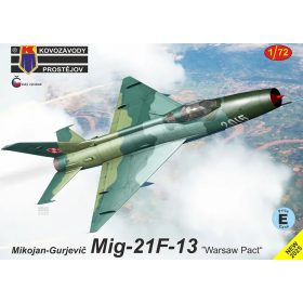   KPM0503 MiG-21F-13 „Warsaw Pact“ repülőgép makett 1/72