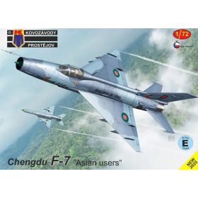   KPM0505 Chengdu F-7 „Asian users“ repülőgép makett 1/72