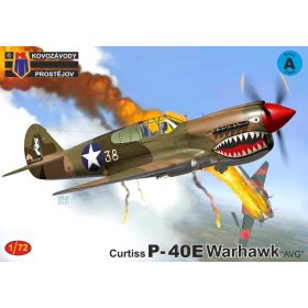 KPM0509 Curtiss P-40E Warhawk repülőgép makett 1/72