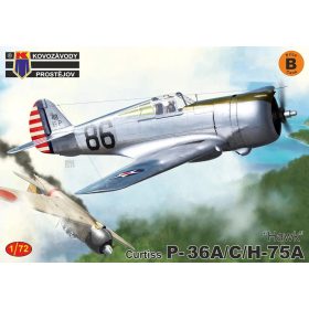   KPM0510 Curtiss P-36A/C/H-75A „Hawk“ repülőgép makett 1/72