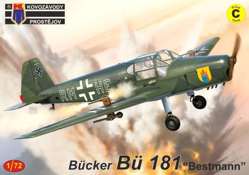 KPM0511 Bücker Bü 181 „Bestmann“ repülőgép makett 1/72