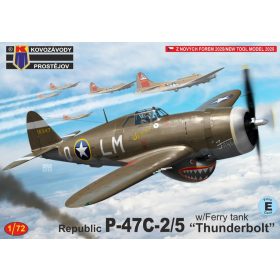   KPM0515 Republic P-47C-2/5 "Thunderbolt" w/Ferry tank repülőgép makett 1/72
