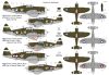 KPM0515 Republic P-47C-2/5 "Thunderbolt" w/Ferry tank repülőgép makett 1/72