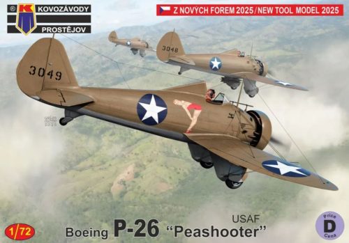 KPM0516 Boeing P-26 Peashooter "USAF" repülőgép makett 1/72