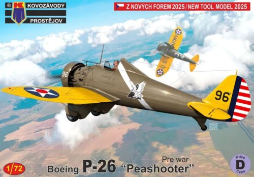 KPM0517 Boeing P-26 Peashooter "Pre war" repülőgép makett 1/72