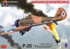 KPM0518 Boeing P-26 Peashooter "International" repülőgép makett 1/72