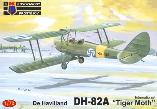 KPM0519 De Havilland DH-82A „Tiger Moth“ International repülőgép makett 1/72