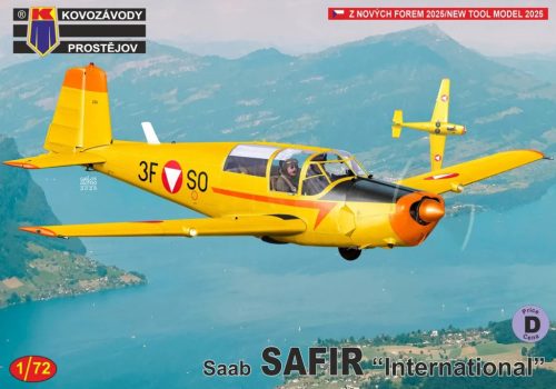 KPM0521 SAAB Safir „International“ repülőgép makett 1/72