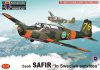 KPM0523 SAAB Safir „In Swedish services“ repülőgép makett 1/72