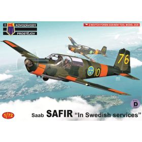   KPM0523 SAAB Safir „In Swedish services“ repülőgép makett 1/72