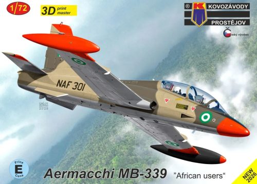 KPM0526 Aermacchi MB-339 „African users“ repülőgép makett 1/72