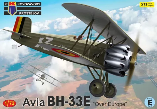 KPM0533 Avia BH-33E „Over Europe“ repülőgép makett 1/72
