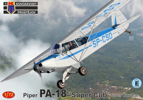 KPM0536 Piper PA-18 „Super Cub“ Over Europe repülőgép makett 1/72