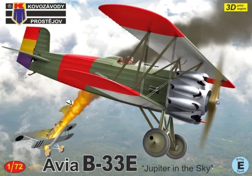 KPM0543 Avia B-33E „Jupiter in the Sky“ repülőgép makett 1/72