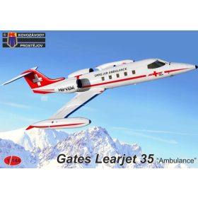 KPM14409 Learjet 35 “Ambulance” repülőgép makett 1/72