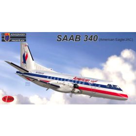   KPM2001 SAAB 340 (American Eagle/JAC) repülőgép makett 1/200