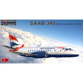   KPM2002 SAAB 340 (British Airways/Air Ostrava) repülőgép makett 1/200